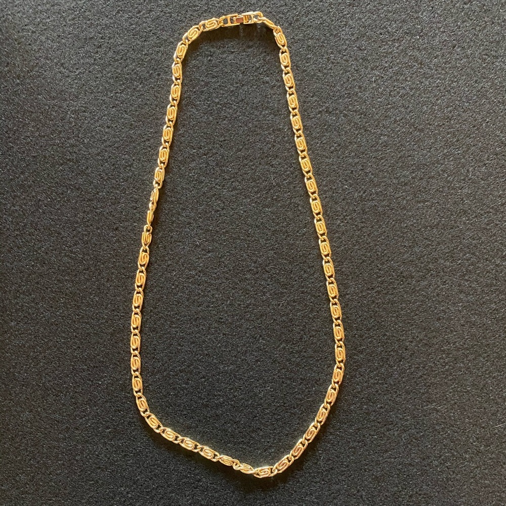 Gold flat 24” chain